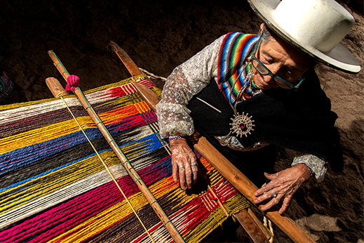 Telar de cintura - Ñamarín